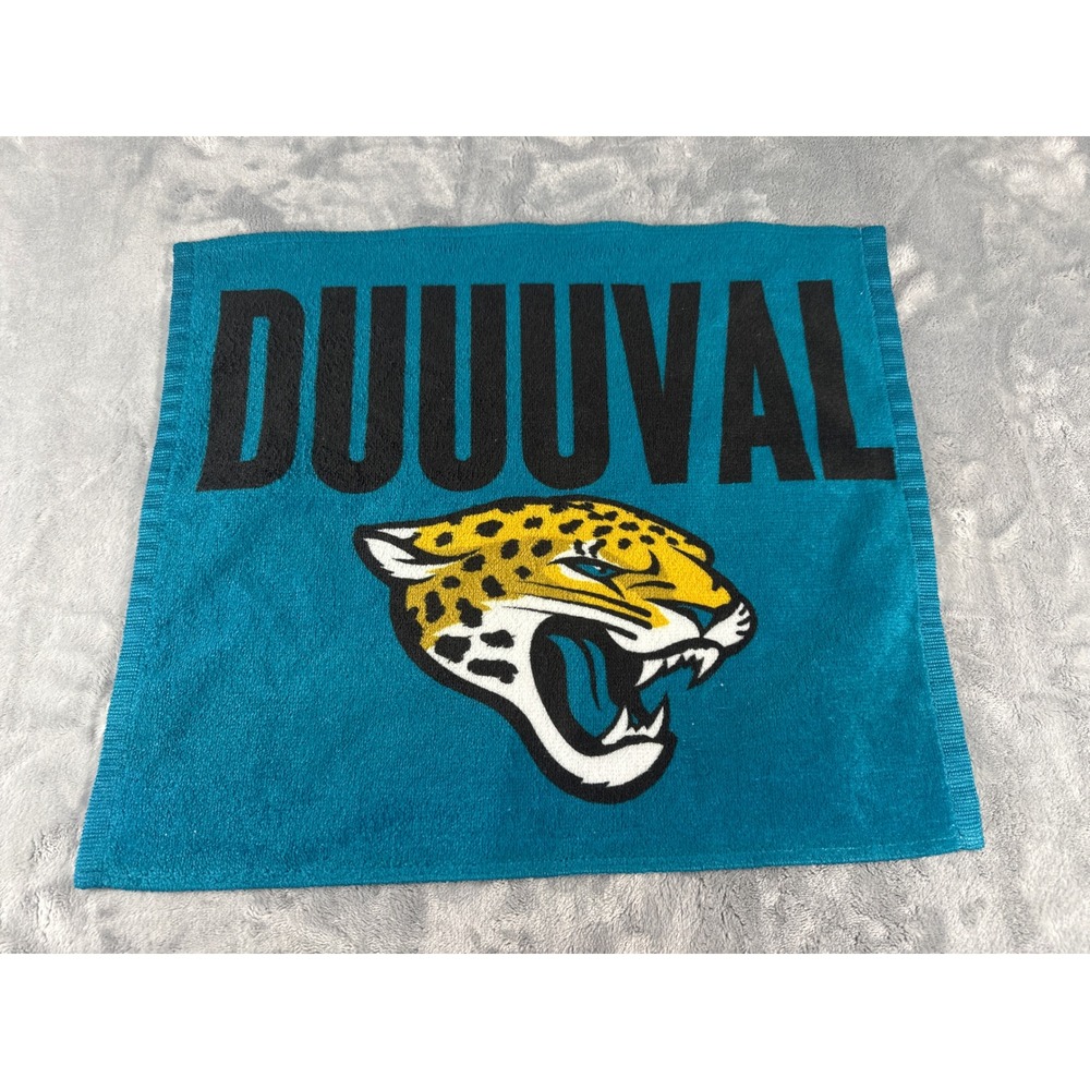 Jacksonville Jaguars DUUUVAL Rally Towel Teal Blue NFL Football Fan Gear‎